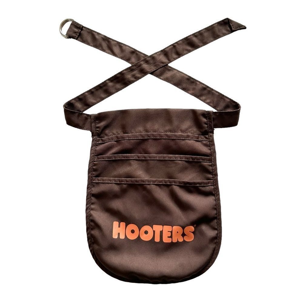 🔃Hooters Logo Waitress Uniform Money Bag Pouch
